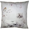 Clayre & Eef KT021.322 Housse de coussin blanc 45x45 cm