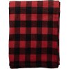 Clayre & Eef KT060.145 Plaid rouge, noir 130x170 cm