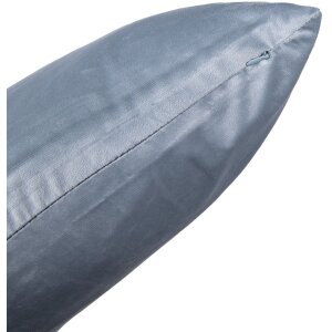 Clayre & Eef KTU021.001BL Housse de coussin bleu...