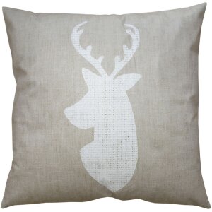 Clayre & Eef NWV20 Housse de coussin Beige 45x45 cm