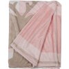 Clayre & Eef SWC60-1 Plaid rose blanc 130x170 cm