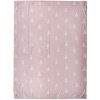 Clayre & Eef SWC60-2 Plaid rose blanc 130x170 cm