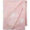 Clayre & Eef SWC60-2 Plaid rose blanc 130x170 cm