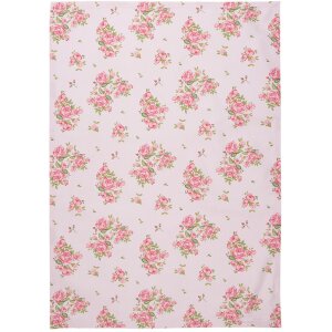 Clayre & Eef SWR42-1 Torchon rose 50x70 cm