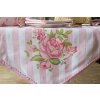 Clayre & Eef SWR65 Chemin de table rose 50x160 cm