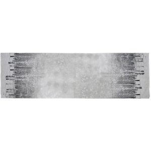 Clayre & Eef TIS65 Chemin de table Gris 41x140 cm...