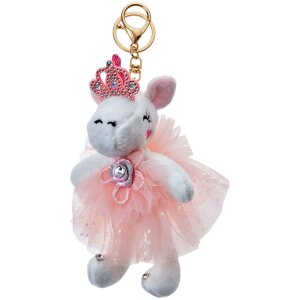 Clayre & Eef TW0579 Porte-clés licorne rose