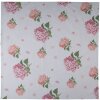 Clayre & Eef VTG01 Nappe Carrée Rose 100x100 cm