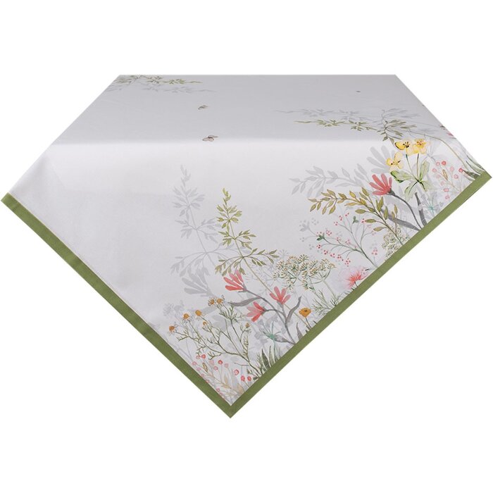 Clayre & Eef WFF01 Nappe Carrée Multicolore 100x100 cm