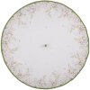 Clayre & Eef WFF48 Torchon blanc vert Ø 80 cm