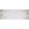 Clayre & Eef WFF64 Chemin de table blanc vert 50x140 cm