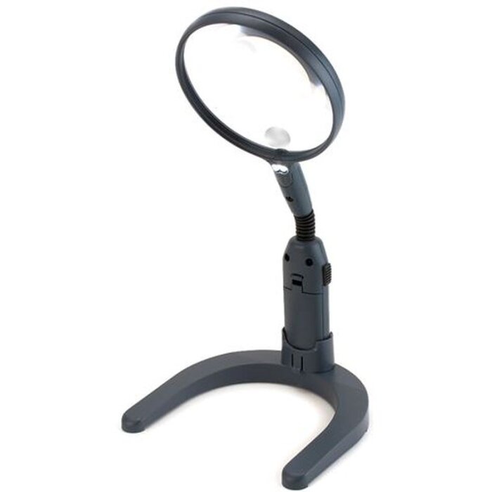 Carson GN-55 Loupe de table flexible LED 2x/3.5x 110mm bras flexible