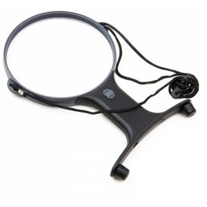 Loupe de poche Carson HF-66 2x130mm avec LED - Aide de lecture pratique