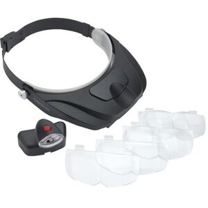 Carson MagniVisor Deluxe PRO Series loupe de tête...