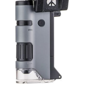 Carson MP-250 MicroFlip Microscope à main 100-200x Adaptateur pour smartphone