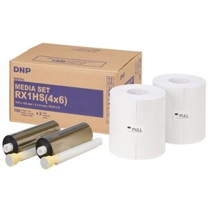 Papier DNP Standard DSRX1HS-4X6HS 2 rouleaux 700 pcs...