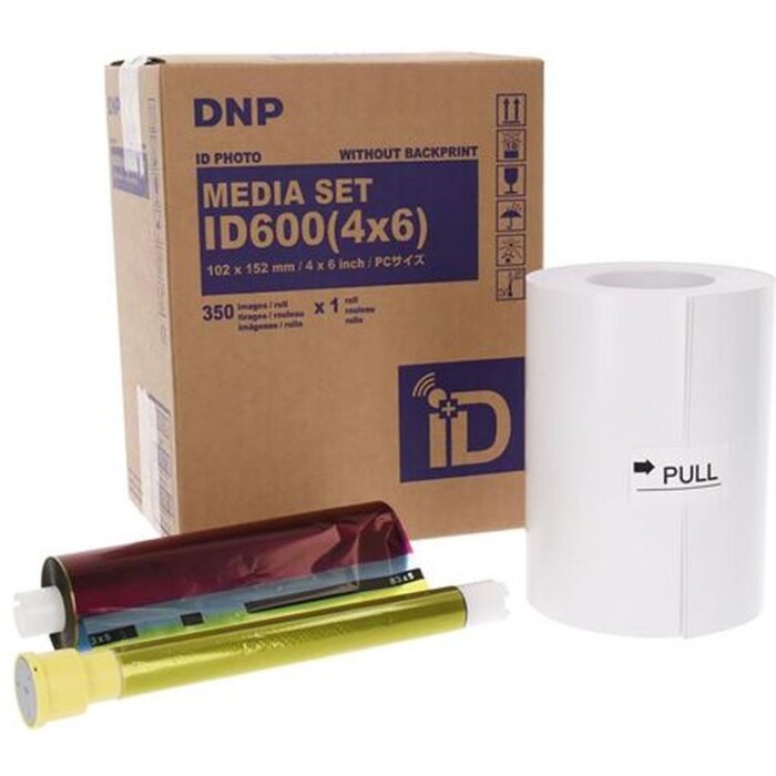 DNP papier didentité 1 rouleau 350 pcs 10x15 pour ID600