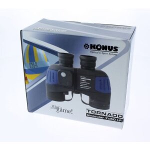 Konus Tornado Jumelles 7x50 Bleu marine Vision nocturne