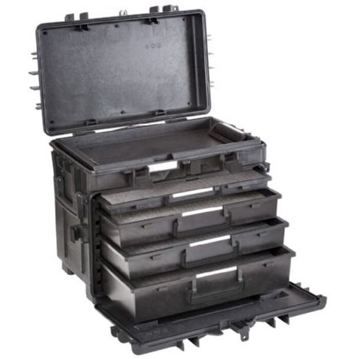 Explorer Cases 5140 Trolley noir avec compartiments en mousse