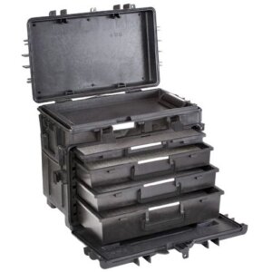 Explorer Cases 5140 Trolley noir avec compartiments en...