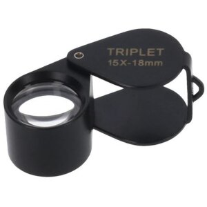 Byomic loupe à une vue triplet BYO-IT1518 15x18mm...