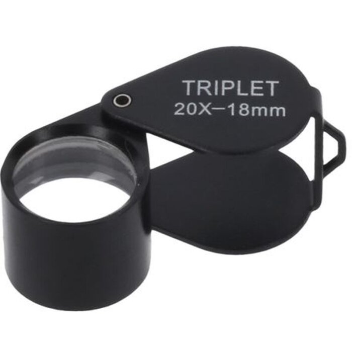 Byomic Triplet Loupe à inciser BYO-IT2018 20x18mm grossissement 20x