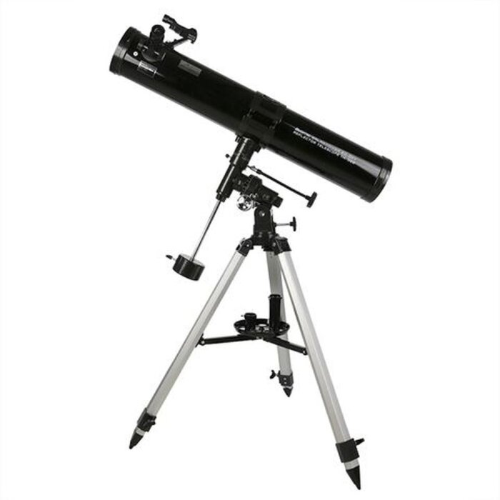 Byomic Télescope à miroir G 114-900 EQ-SKY Astronomie débutant noir