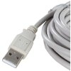 Câble dextension USB 2.0 standard 5m A-male vers A-female gris