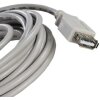 Câble dextension USB 2.0 standard 5m A-male vers A-female gris