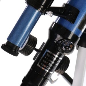 Byomic Junior Teleskop 40-400x Astronomie débutant bleu avec trépied