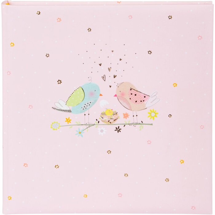 Goldbuch Album pour bébé Loving Birds Girl 30x31 cm 60 pages blanches