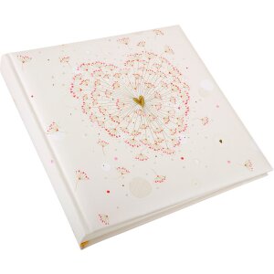 Goldbuch Album photo Golden Heart 25x25 cm 60 pages blanches