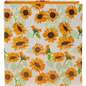 Classeur à motifs Goldbuch Sunflower white 2...