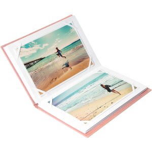 Goldbuch Album photo Leporello Bella Vista rose 14 photos 10x15 cm