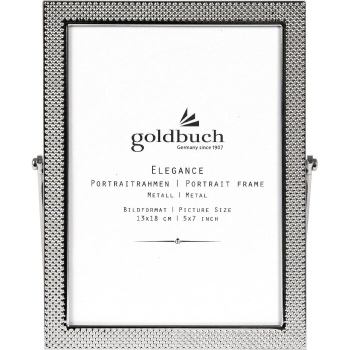 Goldbuch cadre photo métallique Elegance photos 13x18 cm