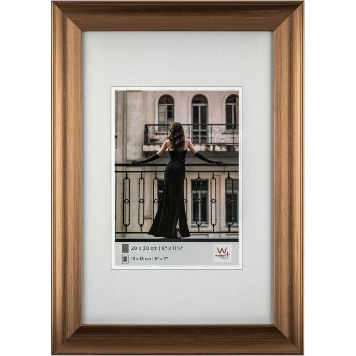 Walther Venice cadre photo 15x20 cm bronze