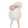 Clayre & Eef 65274 Décoration Mouton 16x16x30 cm Blanc