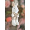 Clayre & Eef 65347 Décoration Pendentif Lapin 6x4x14 cm Blanc