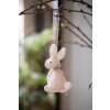 Clayre & Eef 65372 Pendentif décoratif Lapin 6x1x10 cm Beige