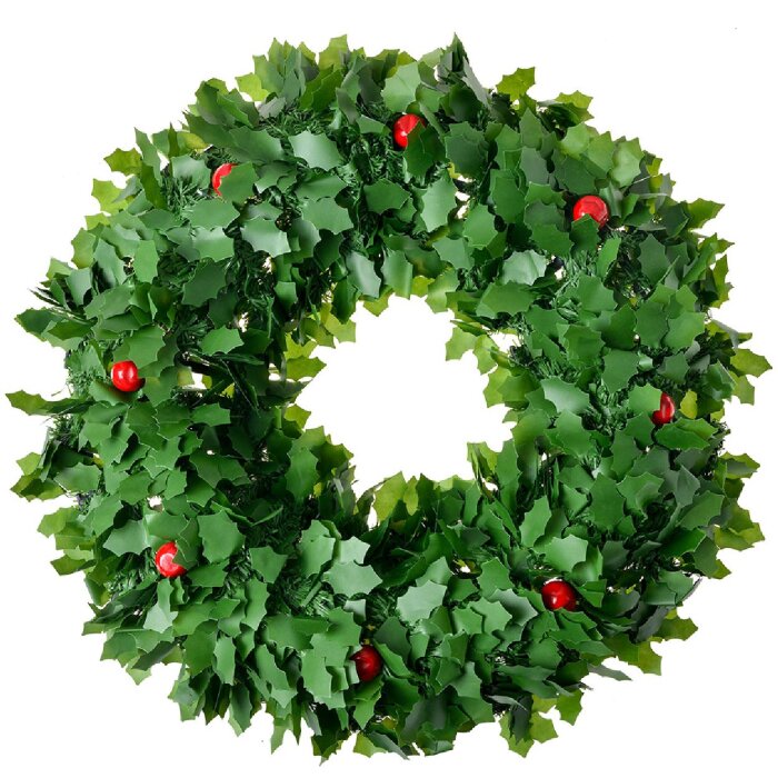 Clayre & Eef 65523 Couronne de Noël Décoration Vert Ø 40x6 cm