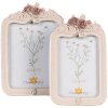 Clayre & Eef 2F1053 Cadre photo 14x2x22 cm / 10x15 cm rose