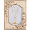 Clayre & Eef 2F1057 Cadre photo 16x3x21 cm / 10x15 cm Beige Doré