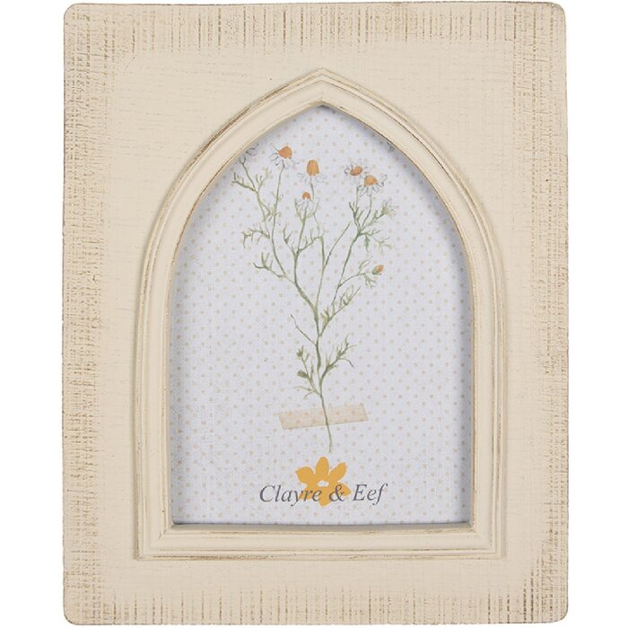 Clayre & Eef 2F1077 Cadre photo 17x2x22 cm / 10x15 cm Beige