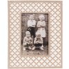 Clayre & Eef 2F1094 Cadre photo 18x1x23 cm / 10x15 cm blanc marron