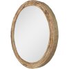 Clayre & Eef 52S305 Miroir mural rond brun vert Ø 60x6 cm