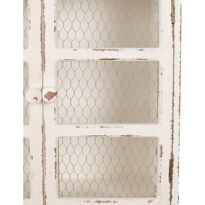 Clayre & Eef 5H0662 Armoire murale blanc 56x23x69 cm - Rangement élégant