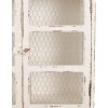 Clayre & Eef 5H0662 Armoire murale blanc 56x23x69 cm - Rangement élégant