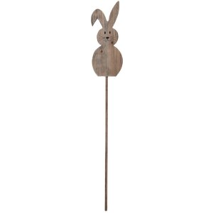 Clayre & Eef 5H0683 Broche de jardin Lapin 15x1x100...