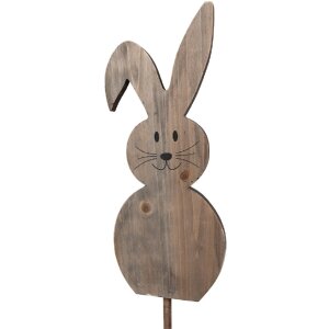 Clayre & Eef 5H0683 Broche de jardin Lapin 15x1x100...