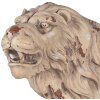 Clayre & Eef 5MG0029 Décoration Lion 55x23x40 cm Beige Marron